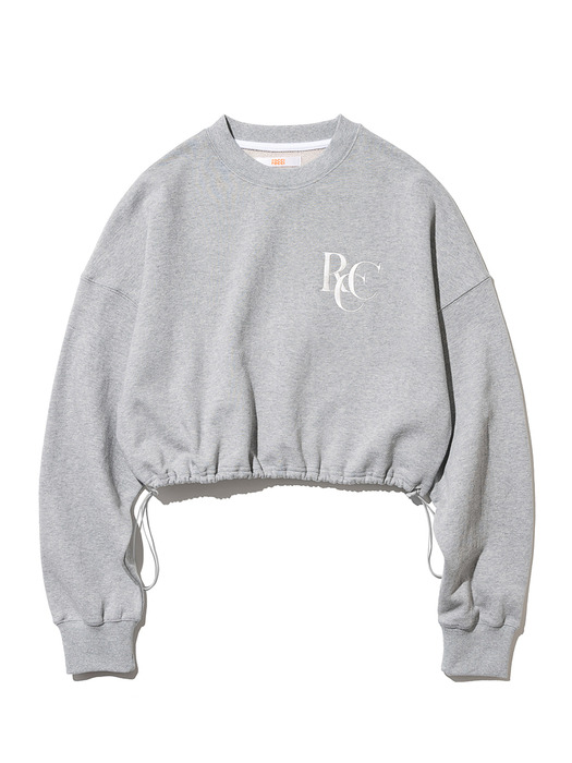 RCC Logo Crop Sweatshirt [MELANGE GREY]