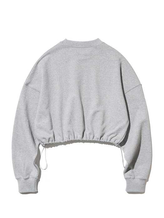 RCC Logo Crop Sweatshirt [MELANGE GREY]