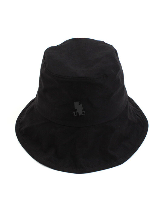 Soft Cotton Black Over Bucket Hat BK 오버버킷햇