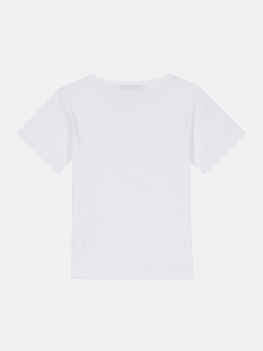 ribbed t- shirts (white)