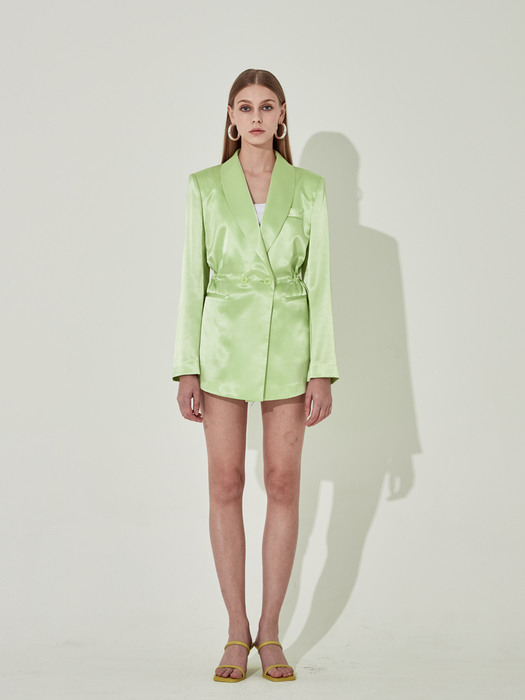 Silky String Tailored Jacket [Mint]