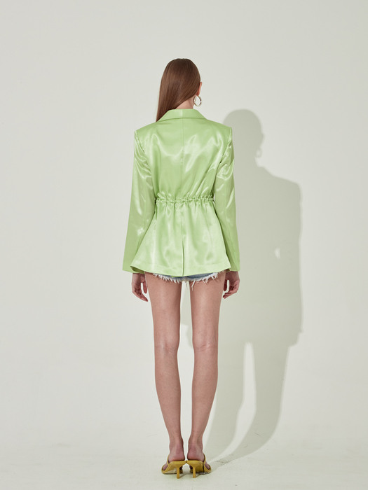 Silky String Tailored Jacket [Mint]