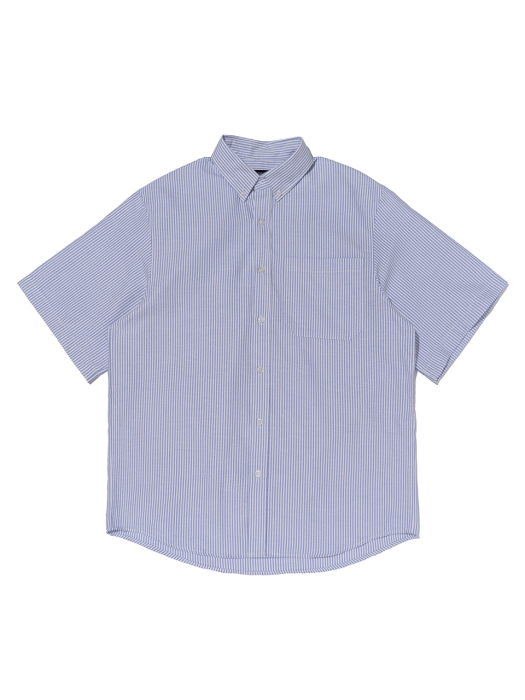 CB ST OXFORD HALF SHIRT (BLUE)