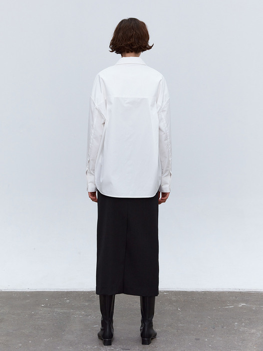 TOF BASIC COLLAR SHIRTS WHITE