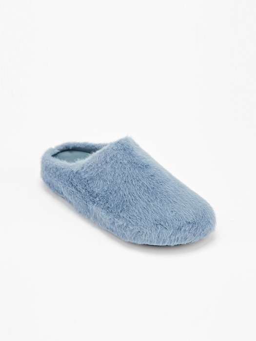 Angora Mule Slipper (3color)