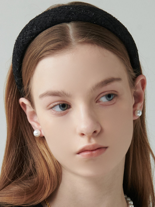[Silver925] CR018 Classic bold pearl earrings