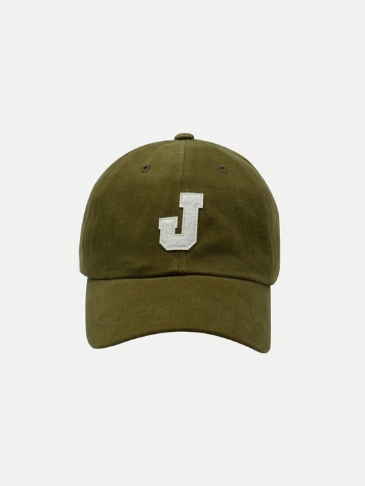 J Initial ball cap 2 (Khaki)
