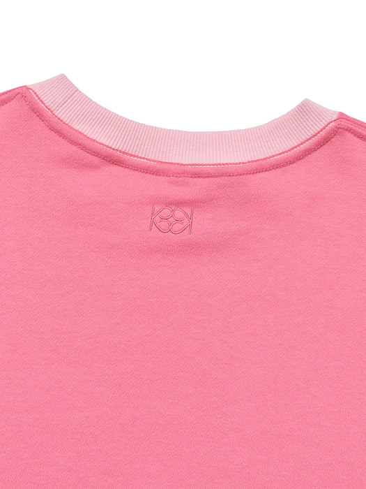 Gelateria Crop Pullover Pink