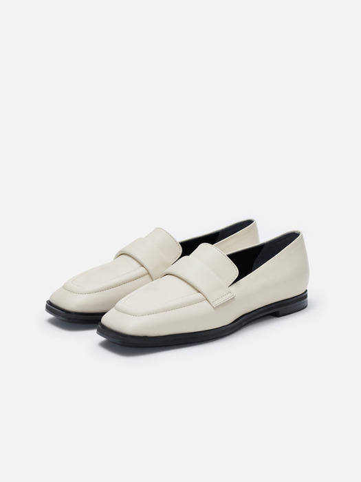 Classic square loafer Ivory