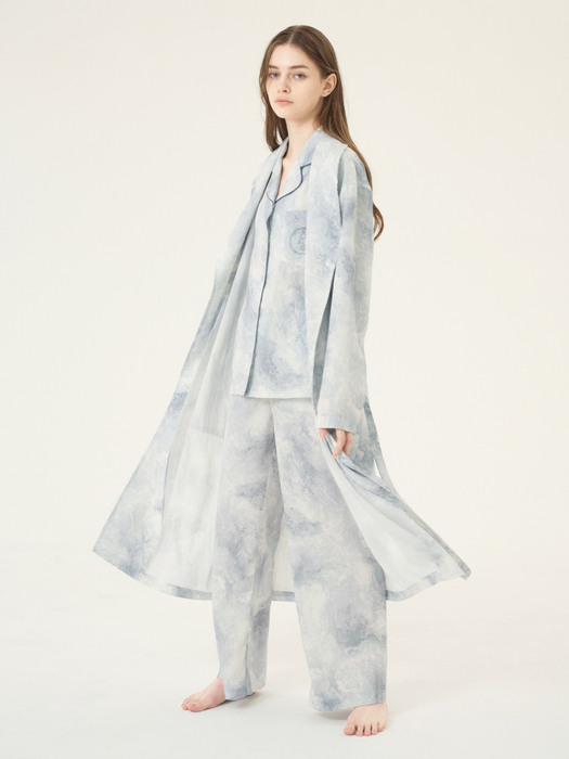 CLASSIC LONG ROBE_wave grey (women)