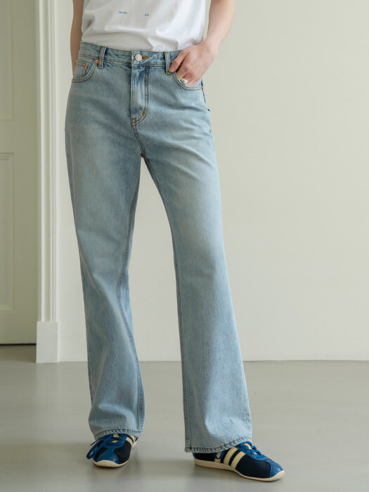 SIJN6035 retro semi flared jeans 