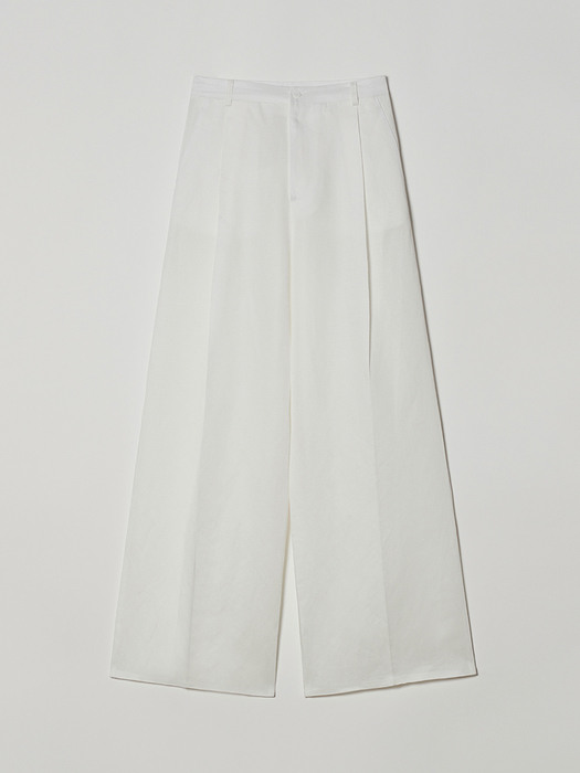 PVIL Linen Trouser(Snow White)