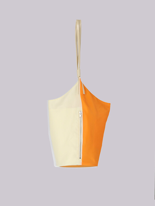 medium day bag_orange/cream