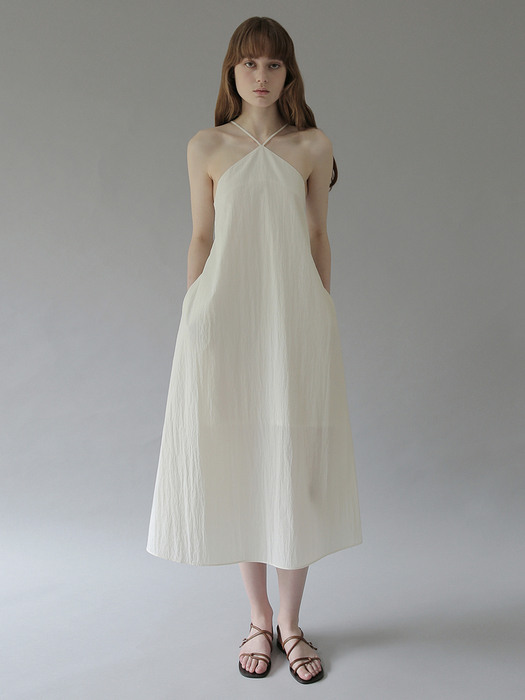 Colette Strap Dress(cream)