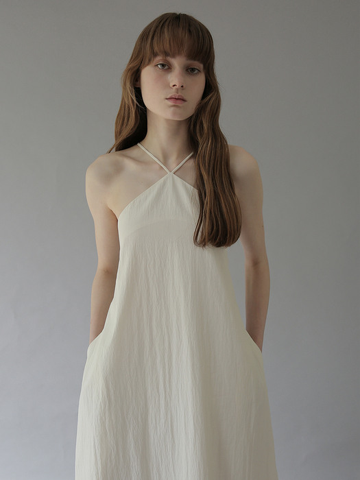 Colette Strap Dress(cream)