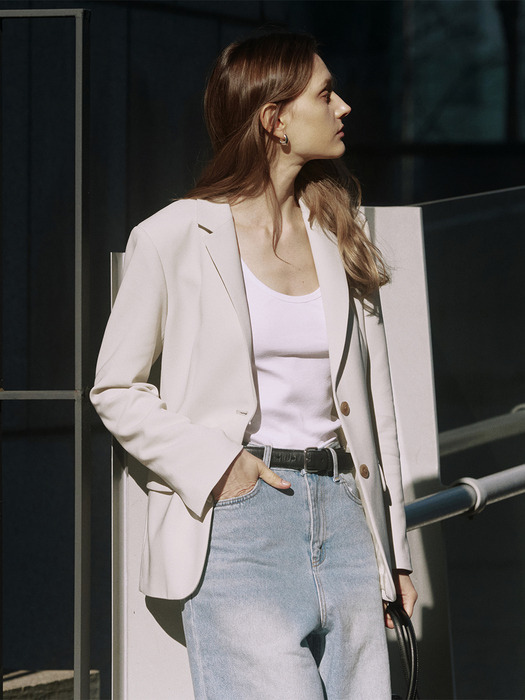 [Drama Signature] Two-button Tailored Blazer_4color