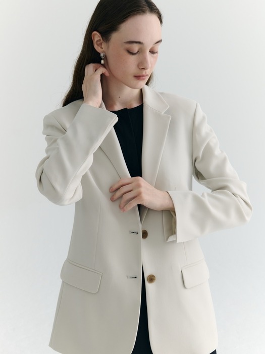 [Drama Signature] Two-button Tailored Blazer_4color
