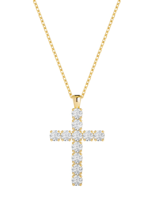 Eternity 4M Cross Necklace (S925)
