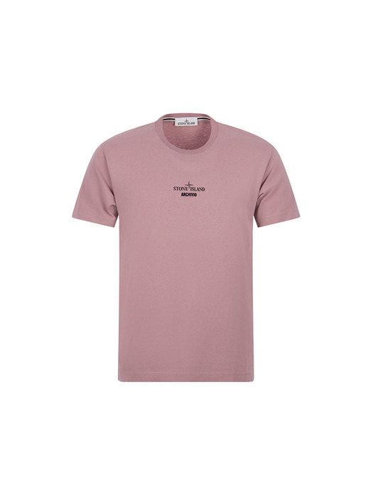 22FW 아카이브 로고 티셔츠 핑크 77152NS91 V0086