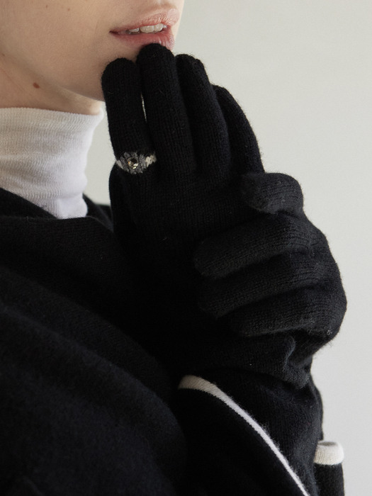 Jewelry ring Point Gloves Black