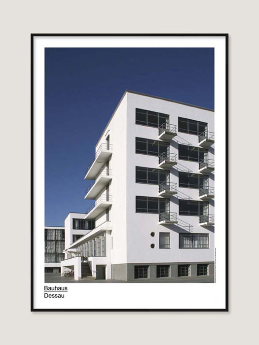 Bauhaus Dessau Prellerhaus (액자 포함) 59.4 x 84 cm