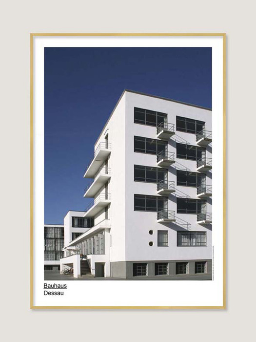 Bauhaus Dessau Prellerhaus (액자 포함) 59.4 x 84 cm