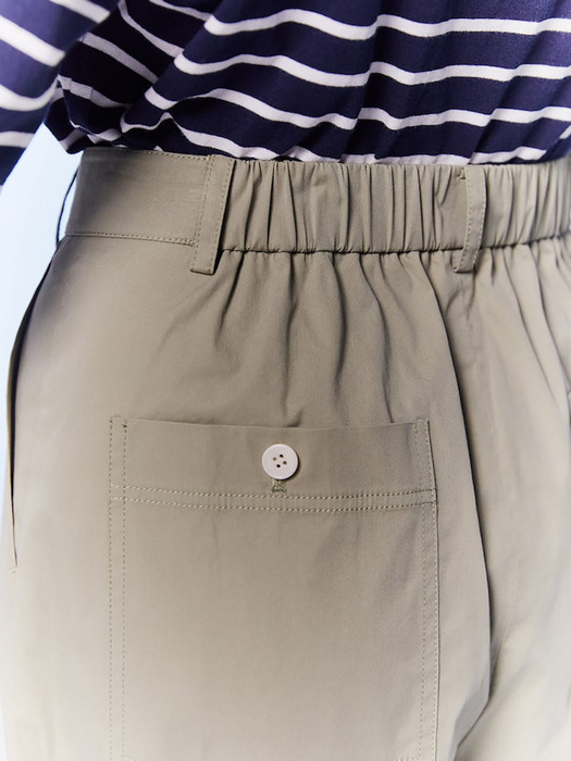 Signature Slim Straight Easy Pants  Khaki (KE3321M01H)
