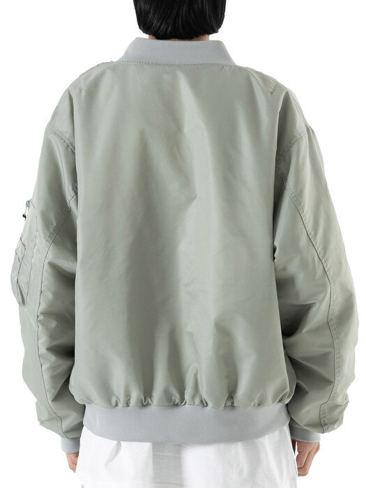 OVERSIZED MA-1 JACKET MFZPD001-GY