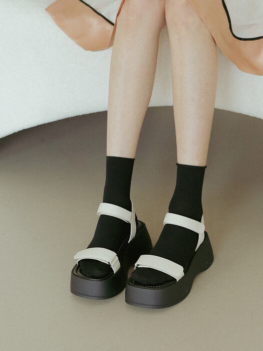 ljh7012 velcro platform sandals _ 3colors