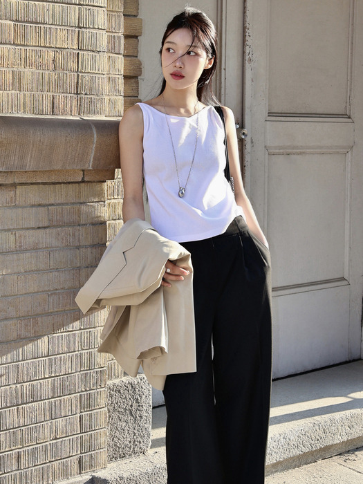 Summer casual sleeveless top [4colors]