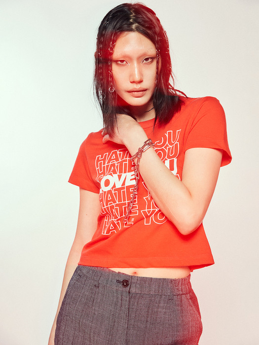 LOVE YOU T-SHIRT_RED