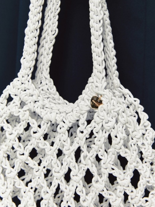 nouvel net bag (tote) - white