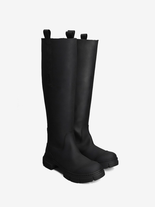 [WOMEN] 23SS RECYCLED RUBBER COUNTRY BOOTS BLACK S1913 099