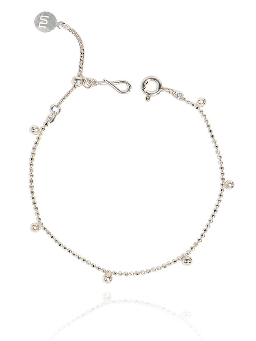 Ball Lace Silver Bracelet Ib285 [Silver]