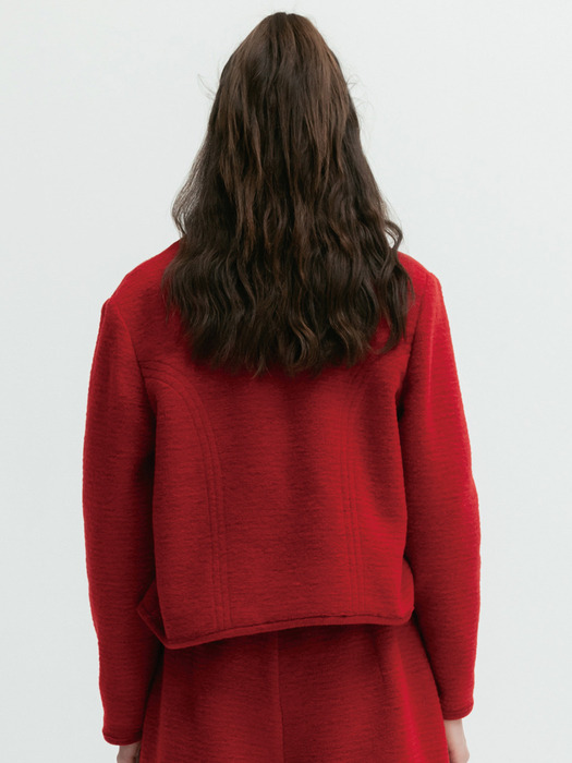 Via Joan knitted Jacket (Red)