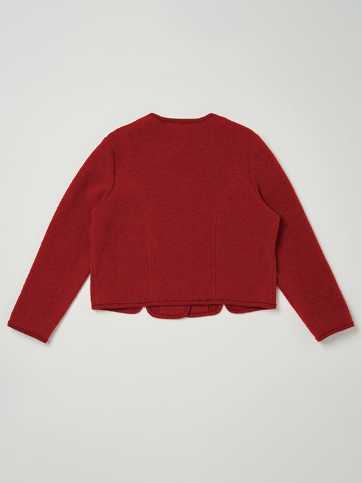 Via Joan knitted Jacket (Red)