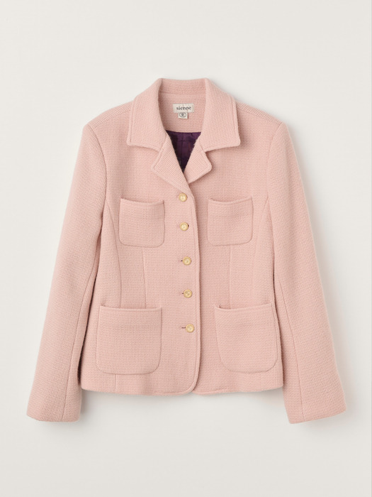 Kelly Tweed Jacket (Pink)