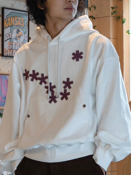 Dipper logo hoodie / OFF White