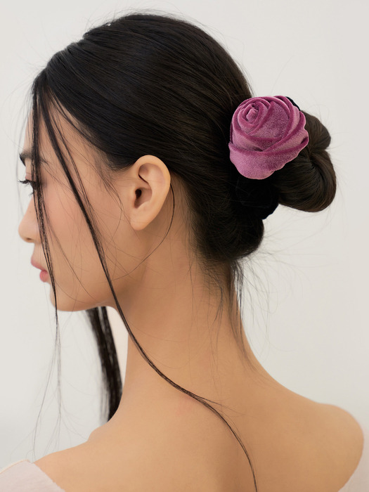 rose velvet scrunchie (6colors)
