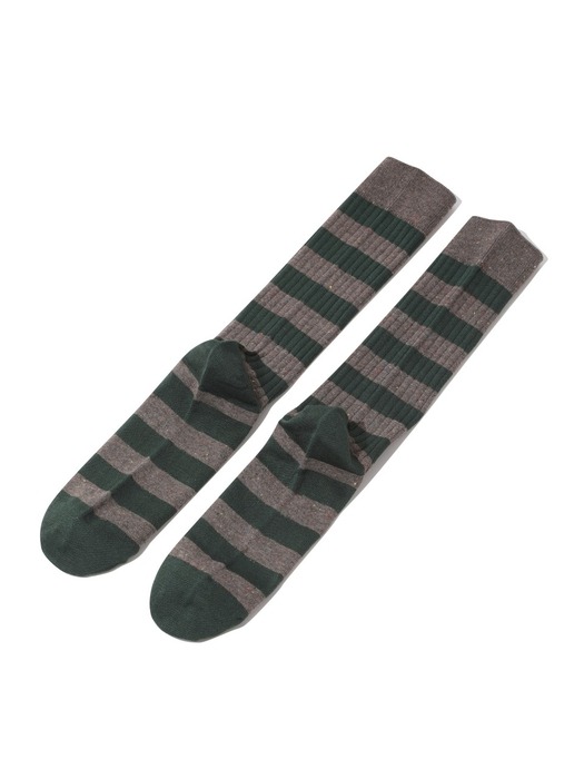 nep yarn stripe socks_CALAX24216KHX
