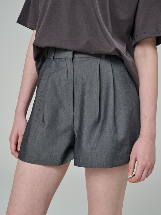 Classic Mood Suit Shorts (Grey)