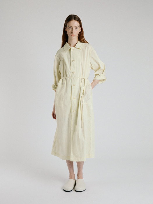 Paper trench dress_butter