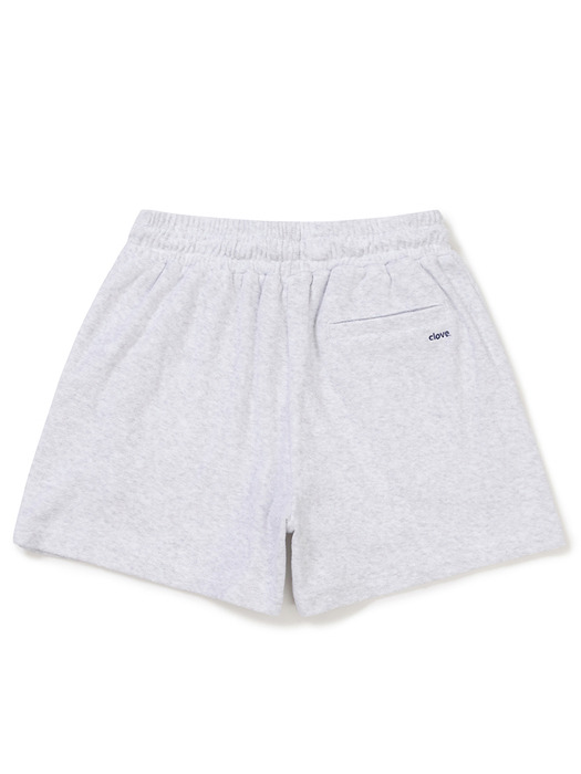 [24SS clove] Soft Terry Shorts (Light Grey)