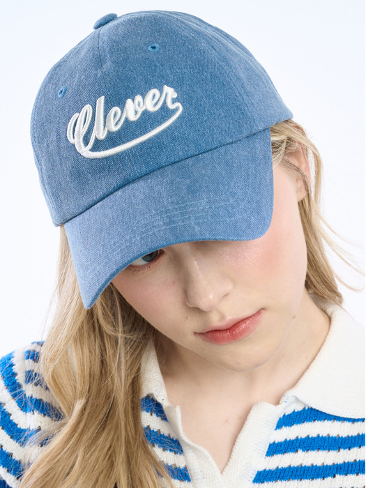 Clever Vintage Casual Ball Cap_Blue