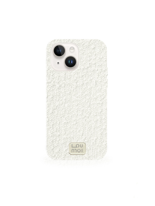 Present series : WOOL LOVE / Ivory phone case