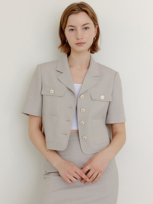 셀리아 테일러드 칼라 자켓 / CELLIA TAILORED COLLAR JACKET_2colors