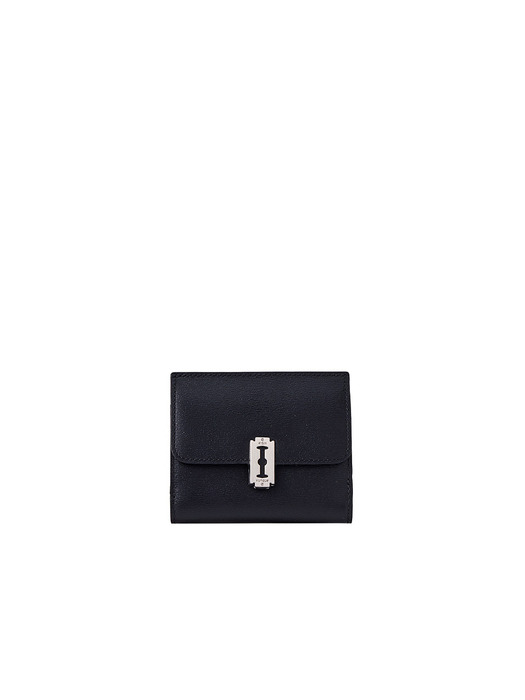 [NEW] Magpie Flap Half Wallet (맥파이 플랩 반지갑) Black