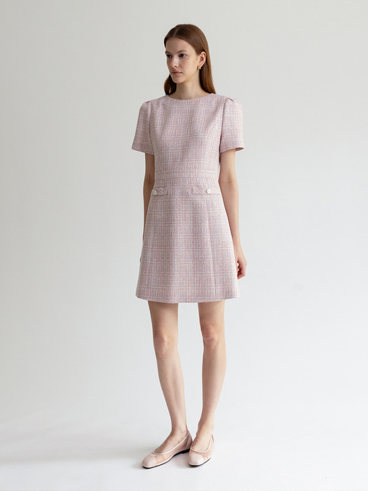 VERONICA TWEED DRESS (2colors)