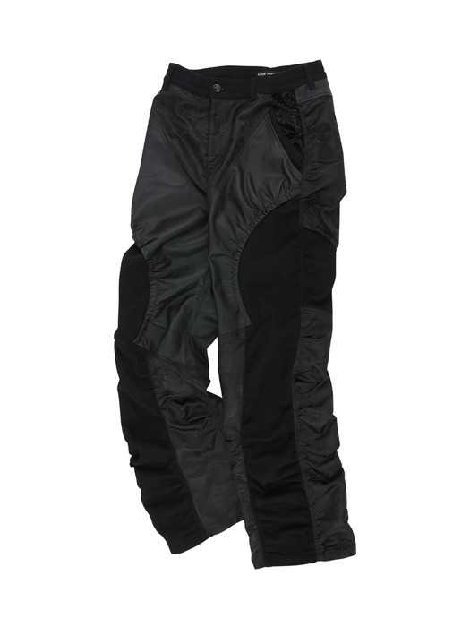 FLIGHT MIX PANTS apa755m(BLACK)