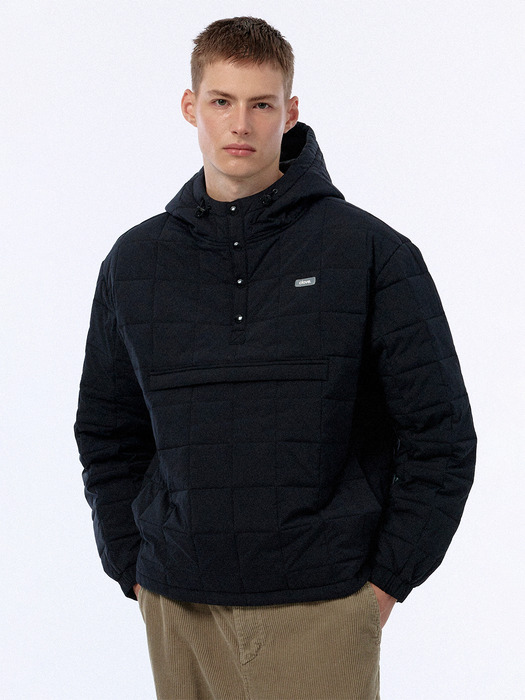 [24FW clove] Quilted Anorak_Men (Black)